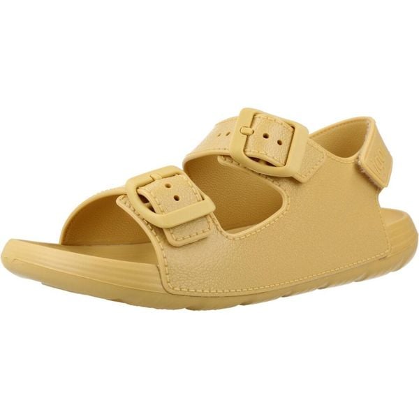 Sandały IGOR S10313 Żółty. Żółte sandały męskie Igor, bez wzorów, ze skóry, bez zapięcia. Za 129.99 zł.
