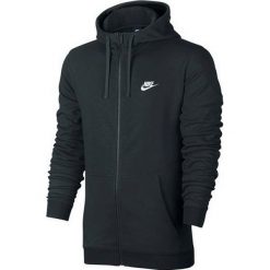 Nike NSW Hoodie FZ 804391-010. Czarne bluzy męskie Nike, m, bez wzorów, z bawełny, bez kaptura, climacool (adidas). W wyprzedaży za 219.99 zł.