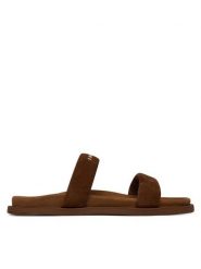 Inuikii Klapki Slaps 1004.003.0671 Brązowy ciemny. Brązowe klapki damskie Inuikii, bez wzorów, ze skóry, bez obcasa, bez zapięcia. Za 839.99 zł.