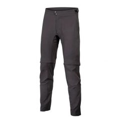Spodnie rowerowe męskie Endura GV500 Zip Off. Czarne spodnie sportowe męskie ENDURA, m, bez wzorów, rowerowe. Za 479.99 zł.