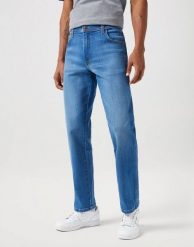 WRANGLER TEXAS SPODNIE JEANSOWE JEANSY DŻINSY RUSTIC 112361301. Jeansy męskie Wrangler, z jeansu. Za 229.99 zł.