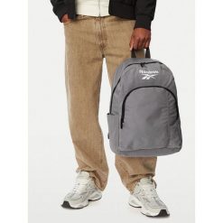 Plecak Reebok. Szare plecaki damskie Reebok, bez wzorów. Za 69.99 zł.
