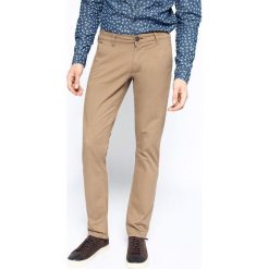 Selected - Spodnie. Brązowe spodnie materiałowe męskie Selected, bez wzorów, z bawełny. Za 219.90 zł.
