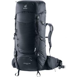 Deuter Plecak trekkingowy Aircontact Core 70+10 black. Czarne plecaki damskie Deuter, bez wzorów, sportowe. Za 1,429.00 zł.