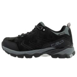 Buty trekkingowe CMP Melnick 3Q18597 U901 czarne. Czarne trekkingi męskie na zimę, ze skóry, bez zapięcia. Za 607.08 zł.