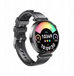 XO smartwatch GT4 Mini Amoled czarny. Czarne zegarki smartwatch NoName, bez wzorów. Za 115.39 zł.