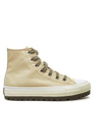 Converse Trampki Chuck Taylor All Star City Trek A08532C Beżowy. Brązowe trampki męskie Converse, bez wzorów, z materiału, retro, bez zapięcia. Za 289.99 zł.