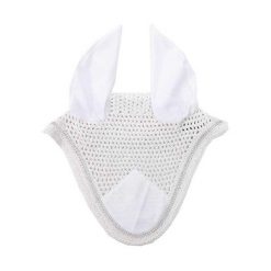 Czapka przeciwlotnicza z dżetami Kavalkade. Białe czapki damskie KAVALKADE, bez wzorów, z bawełny. Za 141.50 zł.