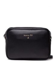 Patrizia Pepe Torebka CB8985/L001-K103 Czarny. Czarne listonoszki damskie Patrizia Pepe, bez wzorów, ze skóry, bez dodatków. Za 389.99 zł.