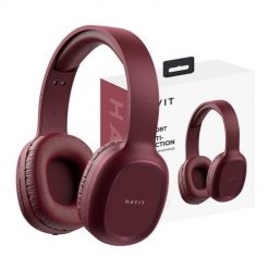 Bezprzewodowe słuchawki Bluetooth Havit H2590BT PRO (czerwone). Czerwone słuchawki bezprzewodowe Havit. Za 47.00 zł.