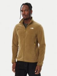The North Face Polar Glacier NF0A8D0R Khaki Regular Fit. Brązowe bluzy sportowe męskie The North Face, m, bez wzorów, z polaru, bez kaptura. Za 399.99 zł.
