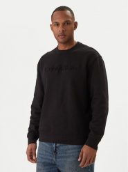 Calvin Klein Bluza Eu Sportswear Graphic LV04LF230G Czarny Regular Fit. Czarne bluzy męskie Calvin Klein, m, bez wzorów, z bawełny, bez ramiączek, bez kaptura. Za 369.99 zł.