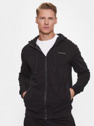Volcano Bluza B-Poll M01131-W24 Czarny Regular Fit. Czarne bluzy męskie Volcano, l, bez wzorów, z bawełny, bez ramiączek, bez kaptura. Za 219.99 zł.