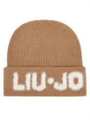 Liu Jo Czapka 2F5059 M0300 Beżowy. Brązowe czapki damskie Liu Jo, na zimę, bez wzorów, z materiału. Za 219.99 zł.
