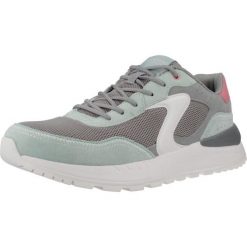 Buty SKECHERS FURY Niebieski. Niebieskie obuwie sportowe damskie Skechers, bez wzorów, ze skóry, bez zapięcia. Za 226.99 zł.