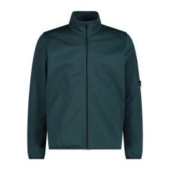 Lekką kurtka softshell CMP Jacquard. Czarne kurtki męskie CMP, uniwersalny, bez wzorów, z materiału, z kapturem, trekkingowe. Za 415.50 zł.