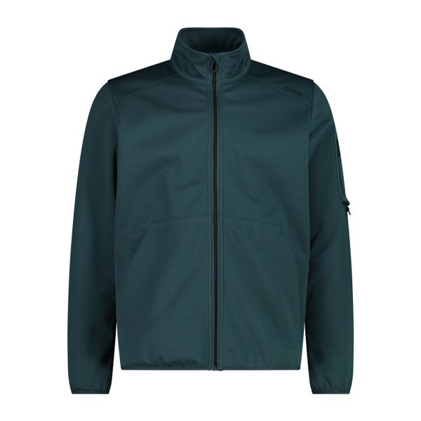 Lekką kurtka softshell CMP Jacquard. Czarne kurtki męskie CMP, uniwersalny, bez wzorów, z materiału, z kapturem. Za 415.50 zł.