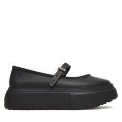 Baleriny Melissa. Czarne balerinki damskie Melissa, bez wzorów, bez obcasa, bez zapięcia. Za 498.99 zł.