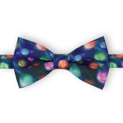 Mucha Męska, Motyw Kosmiczny, Granatowa, Bez Poszetki -EM Men's Accessories. Niebieskie krawaty i muchy Em men's accessories, bez wzorów, eleganckie. Za 49.99 zł.
