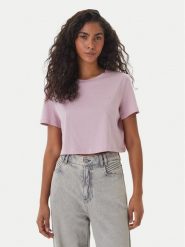 Guess T-Shirt V6GI17 K2984 Różowy Regular Fit. Czerwone t-shirty damskie Guess, l, z aplikacjami, z bawełny, bez kołnierzyka, bez ramiączek. Za 134.99 zł.