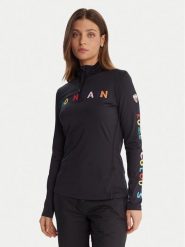 Rossignol Bluza techniczna RLOWL11 Czarny Slim Fit. Czarne bluzy damskie Rossignol, s, bez wzorów, z syntetyku, sportowe, bez ramiączek, bez kaptura. Za 649.99 zł.