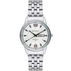 Zegarek Męski Na Bransolecie Duży Solidny Datownik Srebrny Metropolitan Beltimore Bt05. Szare zegarki męskie bez wzorów, srebrne. Za 149.99 zł.