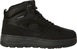Champion Buty męskie RD18 Utility Wp Mid czarne S22298 KK002 44,5. Czarne buty sportowe męskie Champion, bez wzorów, bez zapięcia. Za 318.99 zł.
