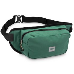 Saszetka sportowa nerka Spokey Drago. Zielone saszetki i nerki męskie Spokey, bez wzorów. W wyprzedaży za 39.99 zł.