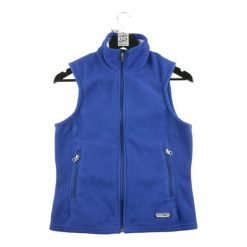 Second life – Kurtka polarowa Synchilla dla kobiet – Jak nowa. Niebieskie kurtki sportowe damskie Patagonia, bez wzorów, z polaru, bez ramiączek, bez kaptura, trekkingowe. Za 253.76 zł.