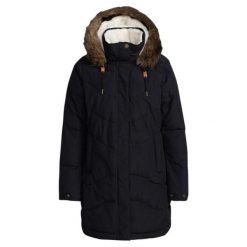 Kurtka zimowa damska Roxy Ellie parka. Czarne parki damskie Roxy, na zimę, l, bez wzorów, z poliesteru, bez kaptura. W wyprzedaży za 487.00 zł.