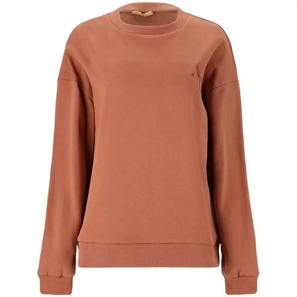 Damska bluza oversize Athlecia Lia. Brązowe bluzy damskie Endurance, m, bez wzorów, z bawełny, eleganckie, bez ramiączek, bez kaptura. Za 135.00 zł.
