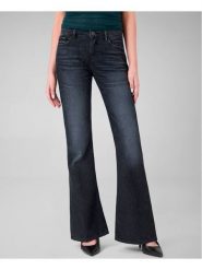 Guess Jeansy 184481 Czarny Flared Fit. Czarne jeansy damskie Guess, z aplikacjami, z jeansu. Za 614.99 zł.
