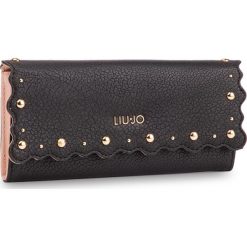 Duży Portfel Damski LIU JO - Bifold N19234 E0061 Nero 22222. Czarne portfele damskie Liu Jo, ze skóry ekologicznej. W wyprzedaży za 249.00 zł.