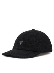 Guess Czapka z daszkiem AW5626 POL01 Czarny. Czarne czapki damskie Guess, z aplikacjami, z poliesteru. Za 194.99 zł.
