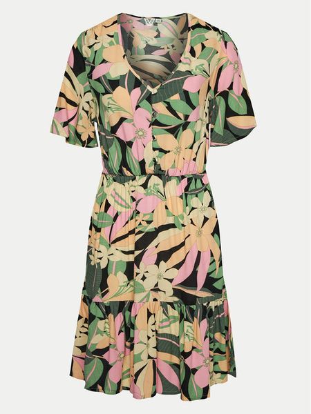 Roxy Sukienka letnia Sea Symphony Again ERJWD03769 Kolorowy Regular Fit. Niebieskie sukienki damskie Roxy, na lato, s, bez wzorów, z wiskozy, bez kołnierzyka, bez ramiączek. Za 149.99 zł.