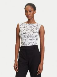 KARL LAGERFELD Body A3W17010 Écru Slim Fit. Body KARL LAGERFELD, bez wzorów, z syntetyku. Za 459.99 zł.