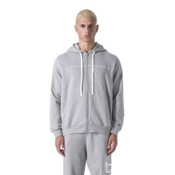 Bluza męska Everlast Exclusive Full Zip. Szare bluzy męskie EVERLAST, m, bez wzorów, sportowe, bez ramiączek, bez kaptura. Za 149.99 zł.