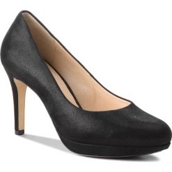 Szpilki HÖGL - 6-108001 Black 0100. Czarne szpilki damskie HÖGL, bez wzorów, z materiału, bez obcasa, na obcasie, bez zapięcia. W wyprzedaży za 419.00 zł.