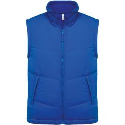 Kurtka puchowa bez rękawów Kariban Doublé Polaire. Niebieskie kurtki męskie KARIBAN, m, bez wzorów, z puchu, eleganckie, bez kaptura. Za 218.00 zł.