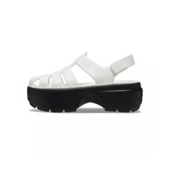 Sandały Dla Kobiet Crocs Stomp Fisherman Sandal. Fioletowe sandały damskie Crocs, bez wzorów, z materiału, bez obcasa, na platformie, bez zapięcia. Za 230.99 zł.