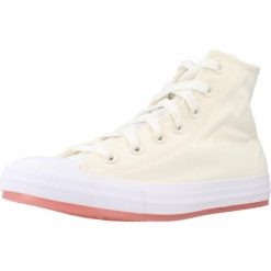 Tenisówki Converse Model Chuck Taylor All Star Hi Kolor Beżowy. Brązowe obuwie sportowe damskie Converse, bez wzorów, z tkaniny, bez zapięcia, tenisowe. Za 358.05 zł.