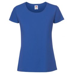 Koszulka Damska Iconic 190. Niebieskie bluzki damskie fruit of the loom, xl, bez wzorów, sportowe, bez kołnierzyka, bez ramiączek. Za 37.99 zł.