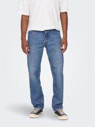 Only & Sons Jeansy Edge 22024939 Niebieski Loose Fit. Niebieskie jeansy męskie Only & Sons, z bawełny. Za 129.99 zł.