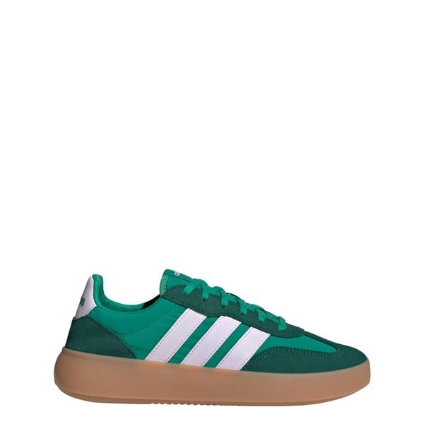 Buty Barreda Decode. Zielone obuwie trekkingowe damskie Adidas, z gumy, bez zapięcia. Za 319.00 zł.