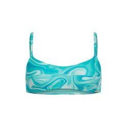 Damski biustonosz z nadrukiem Superdry. Niebieskie bielizna sportowa damska Superdry, xs, bez wzorów. Za 162.85 zł.