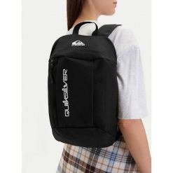 Plecak Quiksilver. Czarne plecaki męskie Quiksilver, bez wzorów, sportowe. Za 49.99 zł.