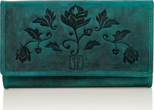 Paolo Peruzzi DAMSKI PORTFEL SKÓRZANY VINTGE PAOLO PERUZZI T-05-GR. Portfele damskie Paolo Peruzzi. Za 127.74 zł.