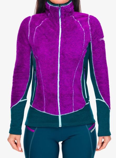 Bluza damska rozpinana Crazy Pull Exit Extrafleece. Fioletowe bluzy damskie CRAZY, m, bez wzorów, z materiału, bez ramiączek, bez kaptura. Za 702.89 zł.