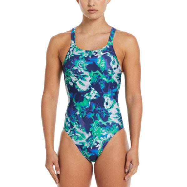 Strój pływacki jednoczęściowy damski Nike Hydrastrong Solid Fastback. Niebieskie stroje kąpielowe damskie Nike, xs, bez wzorów. Za 189.99 zł.