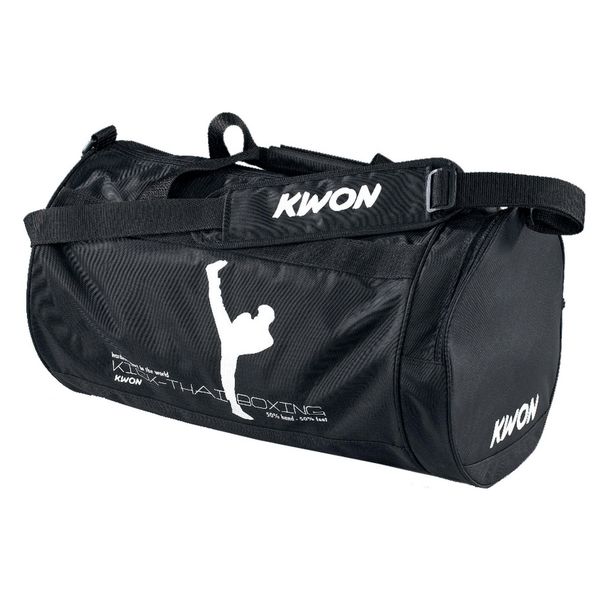 Torba sportowa Kick-thaiboxing Kwon. Czarne torby sportowe męskie KWON, bez wzorów. Za 145.50 zł.